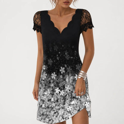 Women's Breathable Fabric Cocktail Dress | Elegant Flattering Evening Gown 4