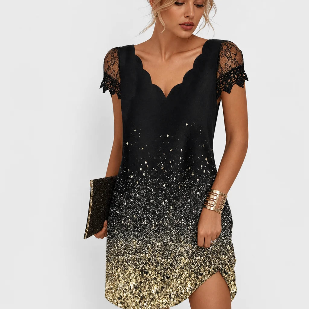 Women's Breathable Fabric Cocktail Dress | Elegant Flattering Evening Gown 9
