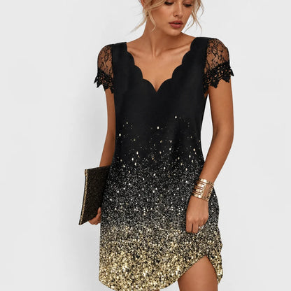 Women's Breathable Fabric Cocktail Dress | Elegant Flattering Evening Gown 9