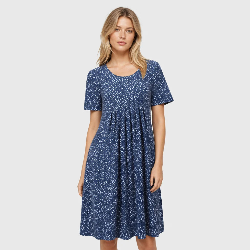 Women's Breathable Floral Midi Dress | Elegant A-Line Summer Dress for Casual Wear 8