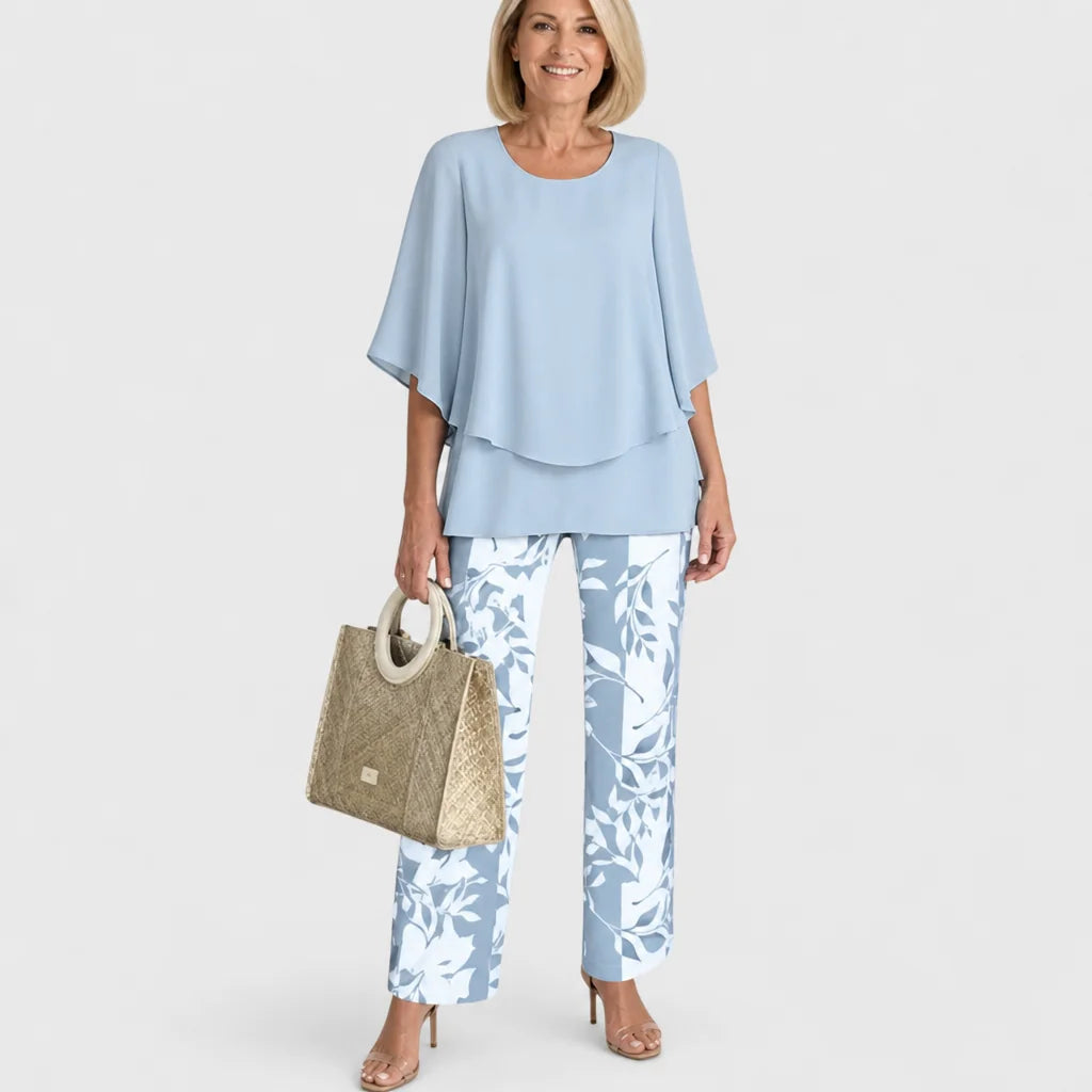 Women's Elegant Fabric Two-Piece Set | Stylish Plus Size Outfit for All Occasions 11
