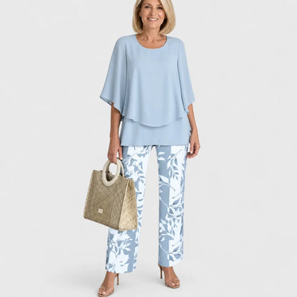 Women's Elegant Fabric Two-Piece Set | Stylish Plus Size Outfit for All Occasions 11
