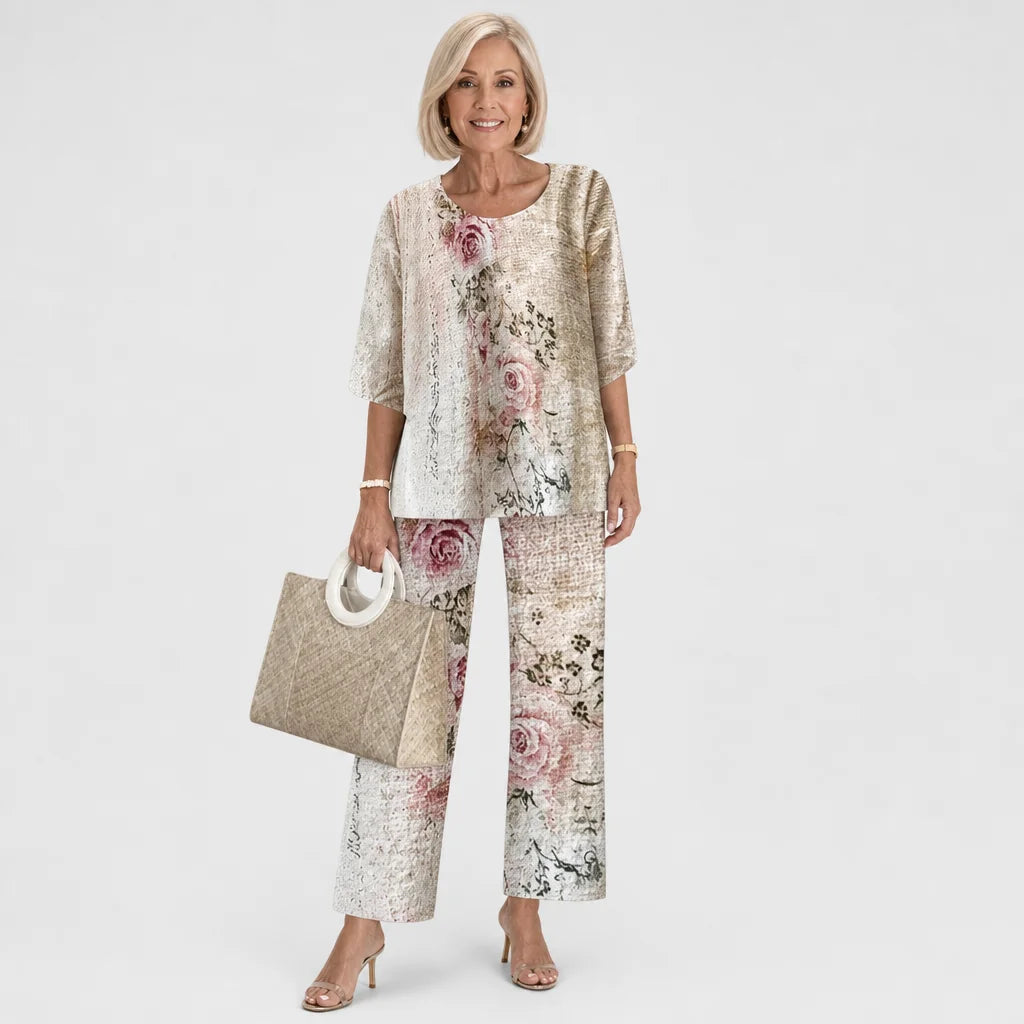 Women's Elegant Fabric Two-Piece Set | Stylish Plus Size Outfit for All Occasions 9