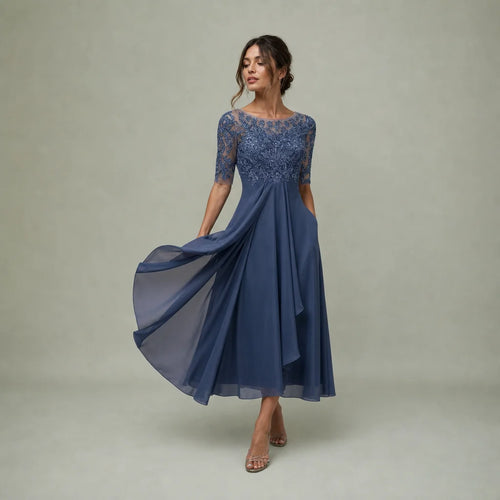 Women's Elegant Lace Dress | Timeless Comfortable Evening Cocktail Dress 0