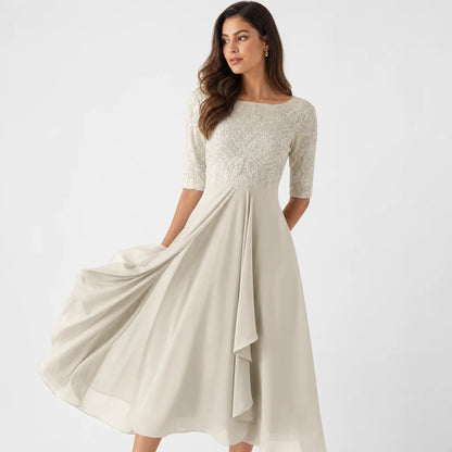 Women's Elegant Lace Dress | Timeless Comfortable Evening Cocktail Dress 2