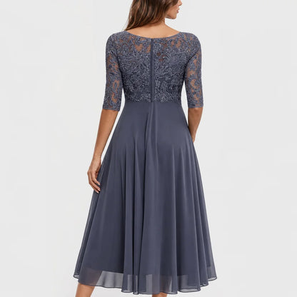 Women's Elegant Lace Dress | Timeless Comfortable Evening Cocktail Dress 5