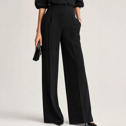 Women's Lightweight Chiffon Three-Piece Set | Elegant Sheer Top with High-Waisted Wide-Leg Pants 4